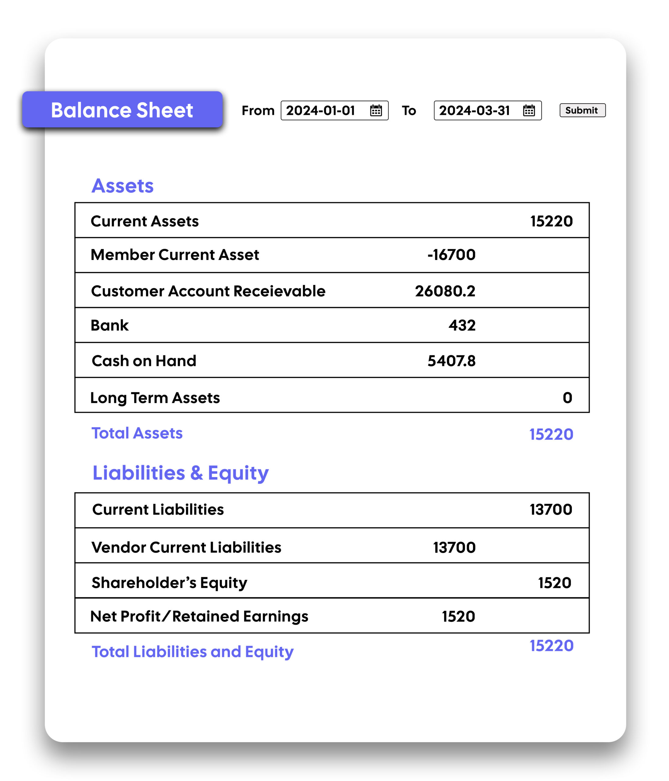 accounts and ledgers