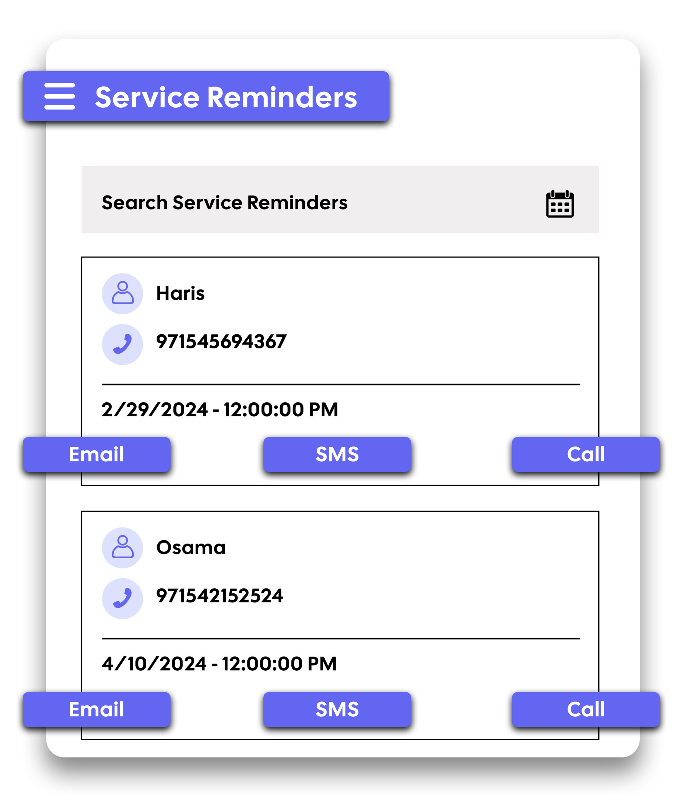 service reminders final